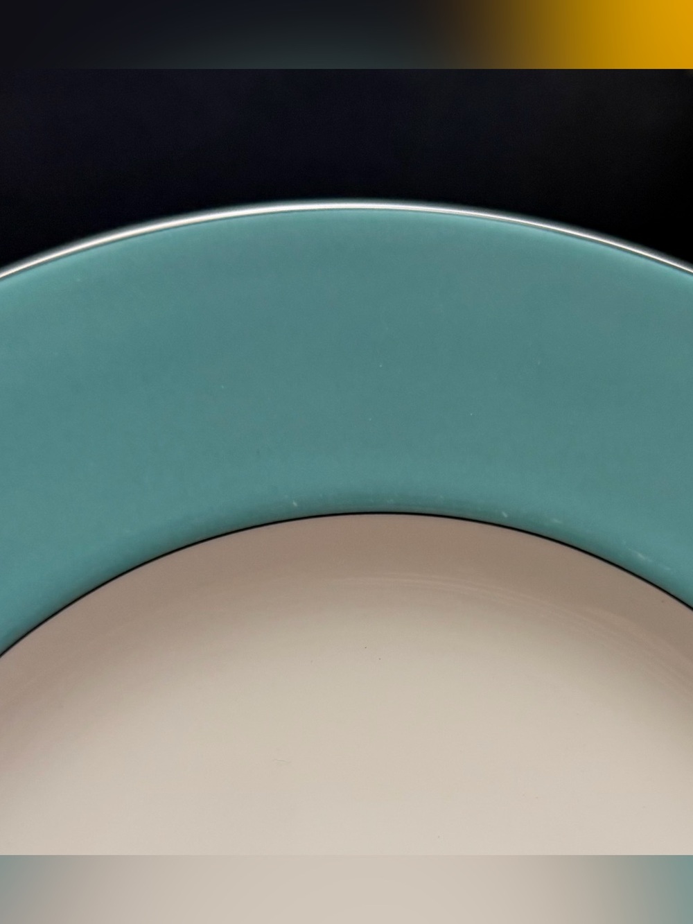 NWT Kate Spade New York LENOX Rutherford Circle Turquoise Accent Plate, 9.2” - Picture 4 of 4
